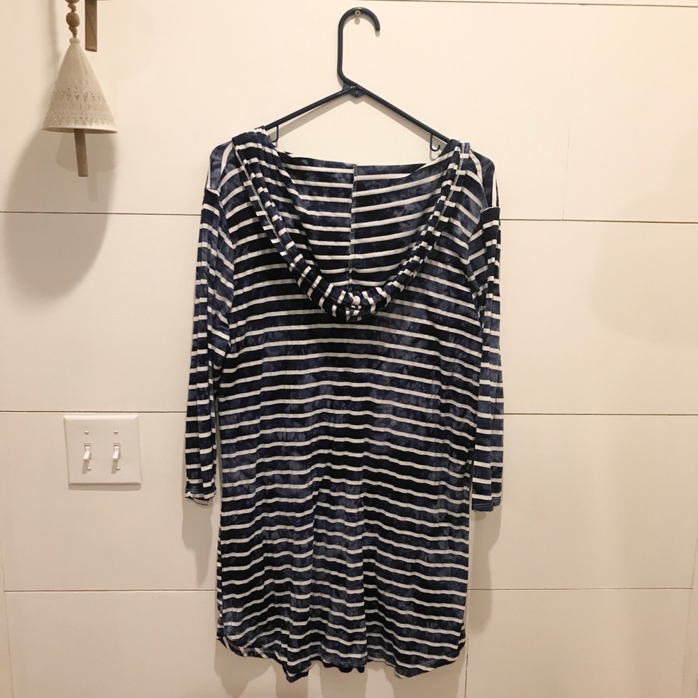 Hooded Dress Swim Suit Cover Up